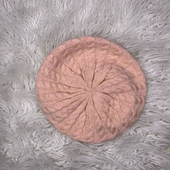 Crazy 8- Pink Crochet Beanie - Picture 1 of 3